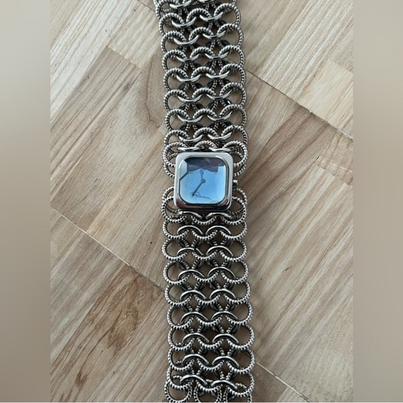 Roberto Cavalli Stunning Ladies Watch Blue Multifaceted Crystal Chain Bracelet main image 15